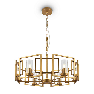 Подвесная люстра Maytoni Bowi H009PL-06G, золото, диаметр 65.6 см