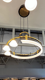 Светильник 80 см, 85W, 3000K, Citilux HELLY CL211092, черный-бронза