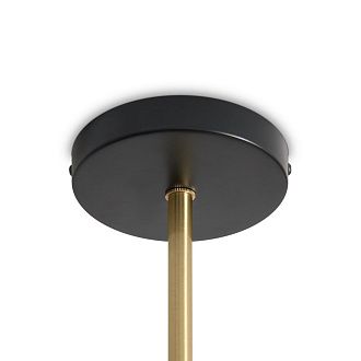 Подвесной светильник 123*5,5-96 см, 4*GU10*35W Freya Enzo FR5201PL-04B, Черный и Латунь