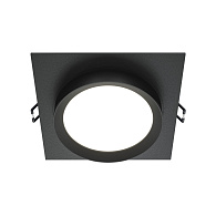 Светильник 11 см, Maytoni Downlight Hoop DL086-GX53-SQ-B, черный, вр 9,5 см