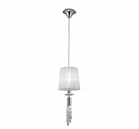 Светильник подвесной диаметр 23 см Mantra Tiffany Cromo 3861 хром