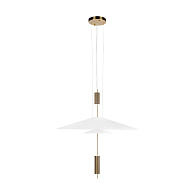 Подвесной светильник 68*83 см, 3*GU5.3*20W  LOFT IT Skylar 10244/A Brass латунь