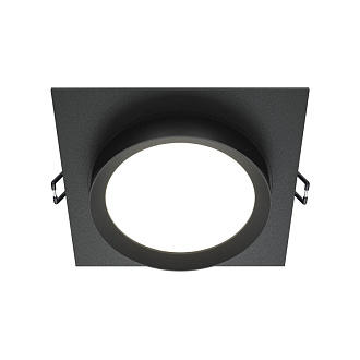 Светильник 11 см, Maytoni Downlight Hoop DL086-GX53-SQ-B, черный, вр 9,5 см