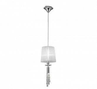 Светильник подвесной диаметр 23 см Mantra Tiffany Cromo 3861 хром