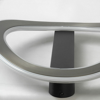 Люстра потолочная 42*12/12 см, 1*LED*36W Lussole Mitchell LSP-7307 серый/черный