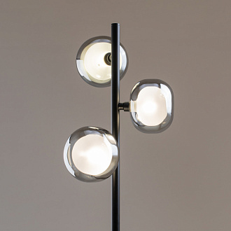 Торшер 160 см, Freya Modern FR5435FL-03B, черный