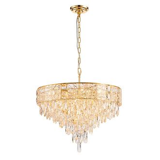 Люстра *60*85-125 см, 12*E14*40W, Favourite Elysium 4720-12P, золотой