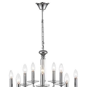 Люстра подвесная 63*90 см, 10*E14 Lumion Incanto 8034/10 хром