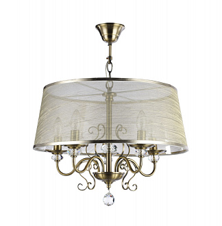 Люстра Диаметр 53 см Freya FR2405-PL-05C-BZ Бронза