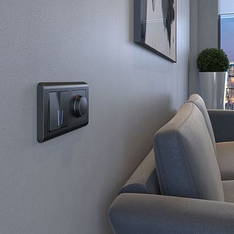 W1142004 Диммер, графит рифленый Werkel, 4690389158513