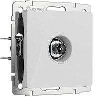 W1183041 ТВ-розетка оконечная, белый акрил Werkel, 4690389197369