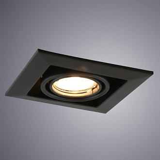 Встраиваемый светильник Arte Lamp Cardani Piccolo A5941PL-1BK, черный