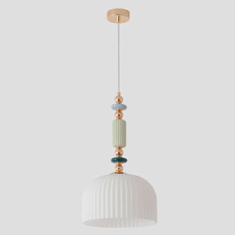 Светильник подвесной *25*45,5-200 см, 1*E14*40W, Crystal Lux Meringue MERINGUE SP1.1, Золото
