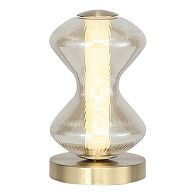 Настольная лампа *14*-24,5 см, 1*LED, 6W, 3000K, ST-Luce Spine SL6136.204.01, золотой
