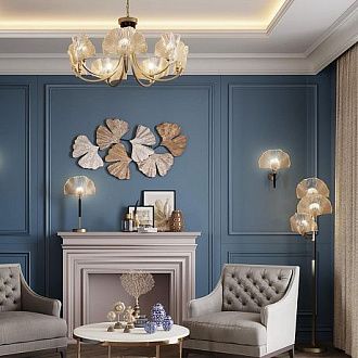 Подвесная люстра Диаметр 78 см Odeon Light Ventaglio 4870/5 золото