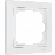 W0012001 Рамка на 1 пост Snabb basic, белый Werkel, 4690389160769