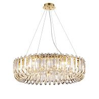 NW052-ф800*H200(1200) H GOLD Люстра NW 12*15W (180W)*G9, Ø800 x H200 (1200), NewRgy H GOLD (Золото)