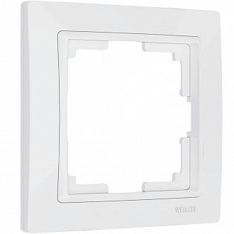 W0012001 Рамка на 1 пост Snabb basic, белый Werkel, 4690389160769