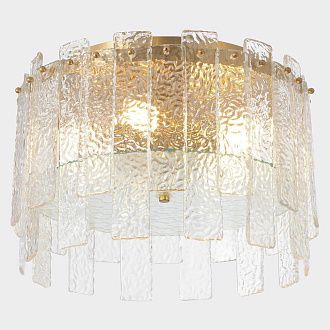Светильник потолочный 41 см, Crystal Lux RICARDO PL5 BRASS, латунь