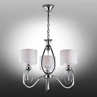 Подвесная люстра 50*90 см, 3*E14, 40W, Omnilux Omnilux 638 OML-63803-03, хром