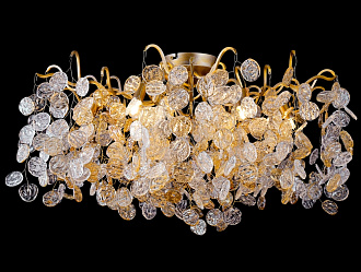 Светильник потолочный 66 см, Crystal Lux TENERIFE PL8 Золото матовое