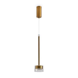 Подвесной светильник *10*64-252 см, 1*LED*6W, 3000K, Freya  FR5633PL-L6BS, Латунь