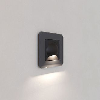 W1154408 Встраиваемая LED подсветка МУН, черный матовый Werkel, 4690389185571