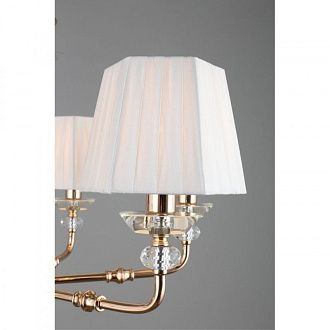 Подвесная люстра 70*70-140 см, 6*E14, 40W, Aployt Silvian APL.719.03.06, золотой