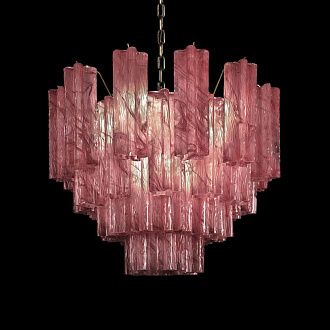 Подвесная люстра 60 см, Loft IT Murano 10580/600 Pink, бронза