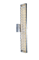 Бра W80*H480, мм, 18W, CHROME+CLEAR (Хрос + Прозрачный Хрусталь) NewRgy W2665R/18W CHROME+CLEAR