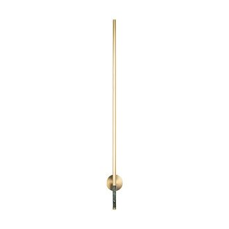Бра 93 см 1*LED*12W, 3000К Loft It 10150/930 Green Handle, Золото, зеленый