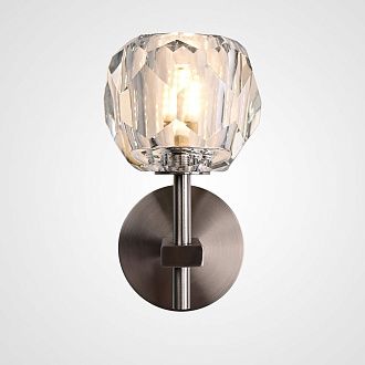 Бра Boule de Cristal Single Sconce Никель 22*11*22 см, 1*G9*40W, ImperiumLoft 196952-22, Никель