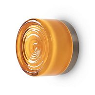 Настенный светильник 14 см, 7W, 3000K, Freya Retro FR5603WL-L8YA1, никель-янтарный