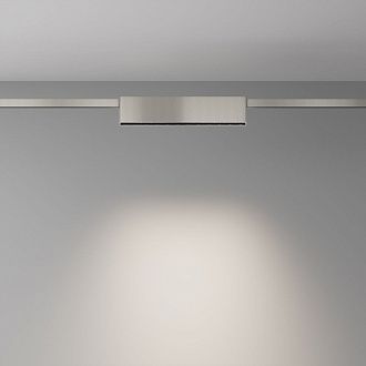 Трековый светильник  TR150-1-12W4K-M-PT 23,2*2,4*-4,85 см, *LED*12W, 4000K, Maytoni technical FLARITY TR150-1-12W4K-M-PT, Платина
