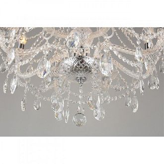 Подвесная люстра 63*80-120 см, 8*E14, 40W, Aployt Koletta APL.755.03.08, хром