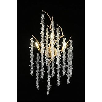 Бра 16*40*60 см, 3*G9, 5W, Aployt PAULINA APL.848.01.03, золотой