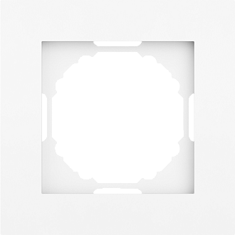 Donel A07 глянцевый белый рамка 1-я, серия DB, DE21103
