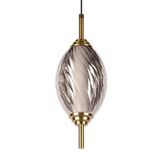 Подвесной светильник *12*-27,5 см, 1*LED*30W, 4000K, LOFT IT Helix 10421/A Smoke, бронзовый