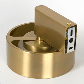 Бра настенное 15*17*13 см, 1*led*5W 3000K Lussole Lewisville LSP-7106 бронзовый