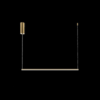 Подвесной светильник 80*1,7*316,7 см, LED, 10W, 3000К, Maytoni Halo MOD246PL-L16BSK латунный