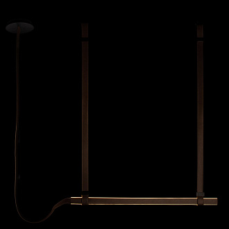 Подвесной светильник 120*5*120 см, 1*LED*48W LOFT IT Strong 10241/1200 коричневый