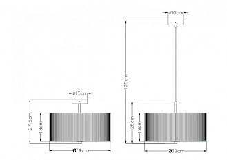 Подвесная люстра Arte Lamp Mallorca A1021SP-3SS, диаметр 39 см, матовый никель