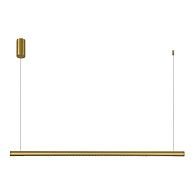 Линейный светильник 100*10*-120 см, *LED, 20W, 4000K, ST-Luce Parilla SL6238.303.01, латунный