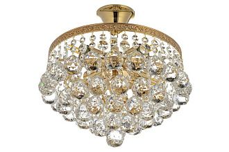 Люстра потолочная *30*32 см, 4*E27*60W, Arti Lampadari Castellana Gold Castellana E 1.3.30.501 G, Золото