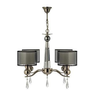 Люстра *68*50 см, 4*E14*40W, Arti Lampadari Rufina Nickel Rufina E 1.1.4.600 N, Матовый никель