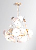 Люстра Ø600 x H500 (1050), мм, 6*40W (240W), CHAMPAGNE GOLD (ЗОЛОТИСТОЕ ШАМПАНСКОЕ) NewRgy 5221/6 CHAMPAGNE GOLD