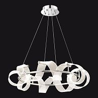 Люстра подвесная *70*45-150 см, 8*led*10W, 4000K, Lussole Knox LSP-7416, хром