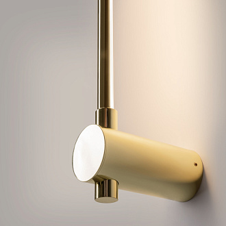 Бра 64 см, 6W, 3000K, Maytoni Rotta MOD413WL-L6G3K, золото