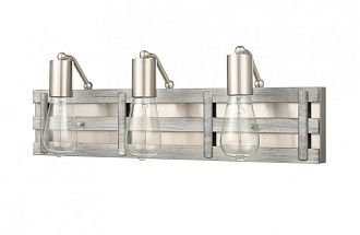 Бра 12*58*18 см, 3*E27 античный серый Vele Luce Shield VL6385W03