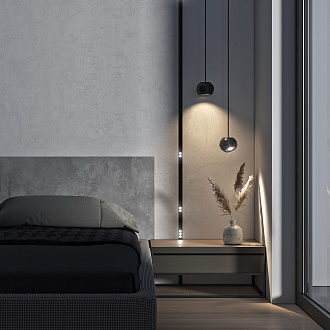 Slim Magnetic M02 Трековый светильник 4W 4200K Smally (черный) 85510/01 Elektrostandard